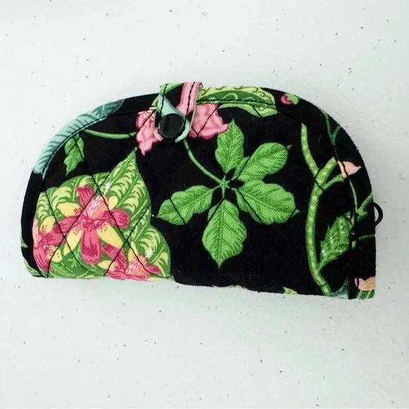 Vera Bradley Leaf Print Travel Jewelry Case - Picture 2 of 3